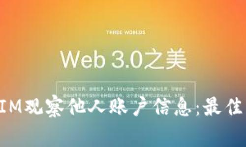 如何使用TokenIM观察他人账户信息：最佳实践与注意事项