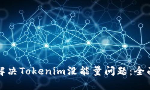 如何解决Tokenim没能量问题：全面指南