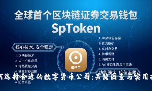 如何选择合适的数字货币公司：关键因素与实用指南